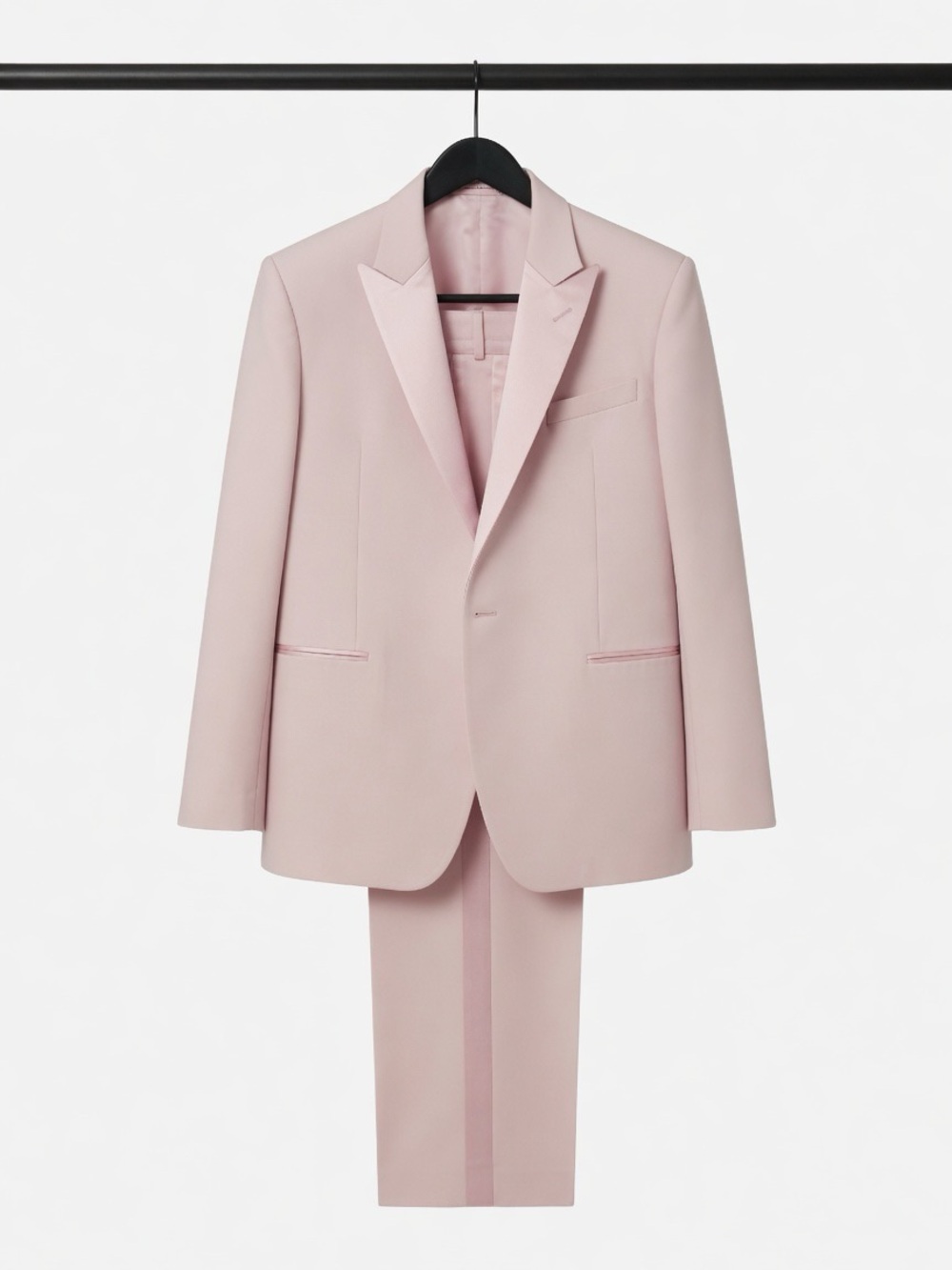 Alexander McQueen Pale Pink Two-Piece Suit Jacket & Trousers